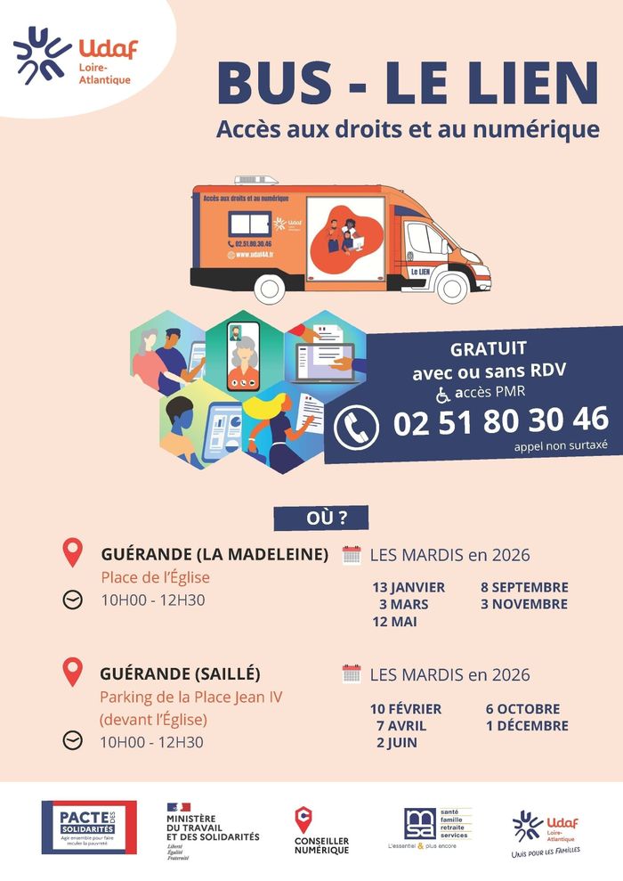 permanence bus "le lien, accès aux droits et au numérique"