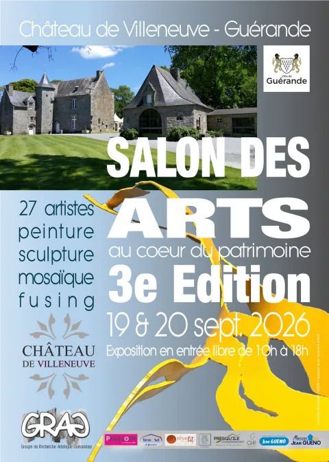 salon des arts au château de villeneuve