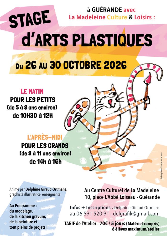 stage d'art plastiques